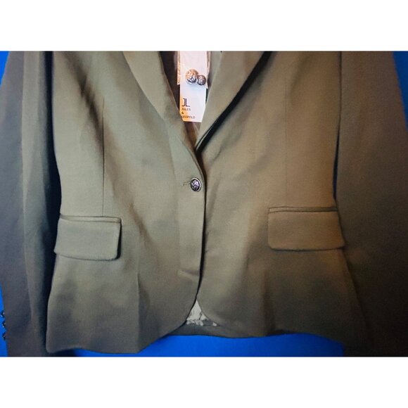Jules & Leopold Dark Gray Blazer Jacket Medium Work Casual Lined Classic Fit NWT - Picture 6 of 12